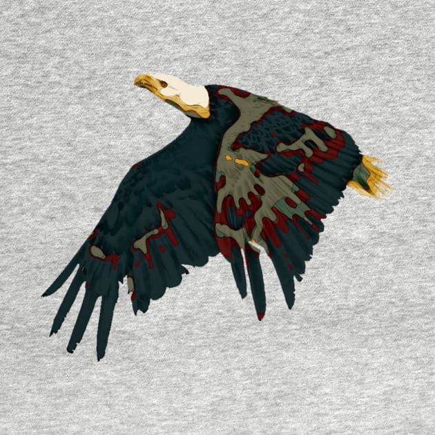 flying eagle by Shirtsy